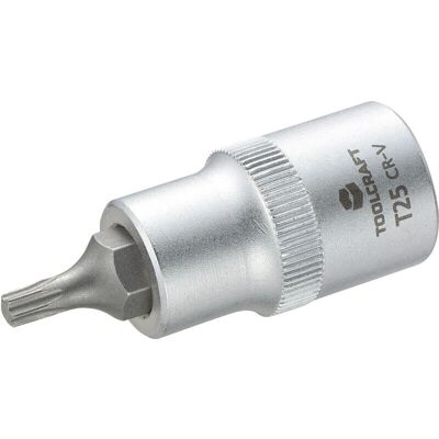 TOOLCRAFT Punta Torx T25 - Interno Esagono, 55mm TOOLCRAFT Punta Torx T25 - Interno Esagono, 55mm