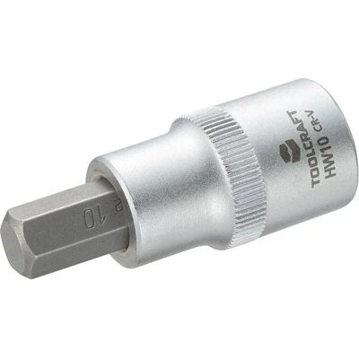 TOOLCRAFT 816159 Inserto a bussola esagonale - 10mm, 55mm, Acciaio cromo-vanadio TOOLCRAFT 816159 Inserto a bussola esagonale - 10mm, 55mm, Acciaio cromo-vanadio