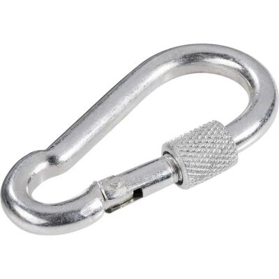 TOOLCRAFT Modell 486771 Zinkkarabiner - Sicherheitsschloss, 70x7mm TOOLCRAFT Modell 486771 Zinkkarabiner - Sicherheitsschloss, 70x7mm