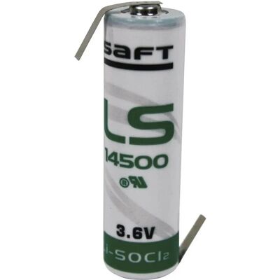 Saft LS 14500 HBG - Z-Lötanhänge - Lithiumbatterie Saft LS 14500 HBG - Z-Lötanhänge - Lithiumbatterie