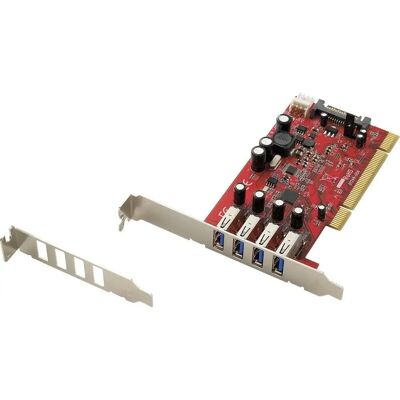 Renkforce NEC-Chipsæt USB 3 PCI-Kort - 4 Porte Renkforce NEC-Chipsæt USB 3 PCI-Kort - 4 Porte