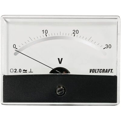 Voltcraft AM-86X65/30V/DC Mètre analogique à bobine mobile - Instrument de mesure - Publicité Voltcraft AM-86X65/30V/DC Mètre analogique à bobine mobile - Instrument de mesure - Publicité