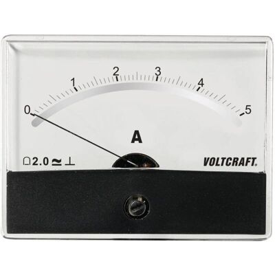 Voltcraft AM-86X65/5A/DC Multimètre analogique de panneau - 5 A - Publicité Voltcraft AM-86X65/5A/DC Multimètre analogique de panneau - 5 A - Publicité