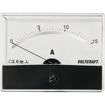 Manomètre analogique VOLTCRAFT AM-86X65/15A/DC - 15A - Publicité Manomètre analogique VOLTCRAFT AM-86X65/15A/DC - 15A - Publicité