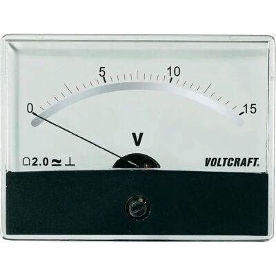 Voltcraft AM-86X65/15V/DC Analogue Panel Meter - Messgerät Voltcraft AM-86X65/15V/DC Analogue Panel Meter - Messgerät
