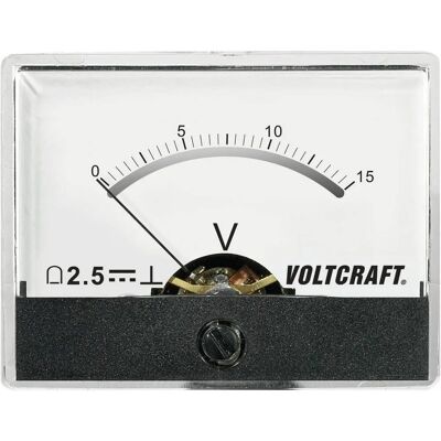 VOLTCRAFT AM-60X46/15V/DC - Multimètre analogique à bobine mobile - Publicité VOLTCRAFT AM-60X46/15V/DC - Multimètre analogique à bobine mobile - Publicité