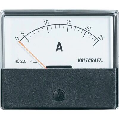Voltcraft AM-70X60/25A Indicateur analogique - 25A, Blanc/Gris - Publicité Voltcraft AM-70X60/25A Indicateur analogique - 25A, Blanc/Gris - Publicité