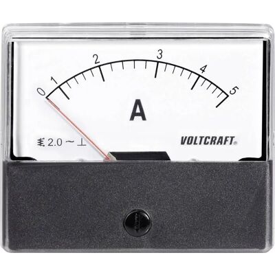 VOLTCRAFT AM-70X60/5A Ampèremètre - Appareil Analogique encastrable - Publicité VOLTCRAFT AM-70X60/5A Ampèremètre - Appareil Analogique encastrable - Publicité