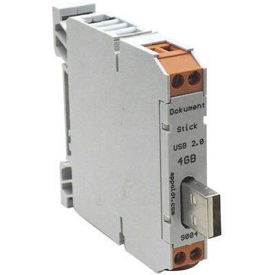 Appoldt USB-Stick - DIN-Schiene - 4GB - IP54 Appoldt USB-Stick - DIN-Schiene - 4GB - IP54