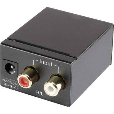 Convertisseur AV Professionnel SpeaKa SP-ADC-CTK - RCA Toslink Numérique - Publicité Convertisseur AV Professionnel SpeaKa SP-ADC-CTK - RCA Toslink Numérique - Publicité