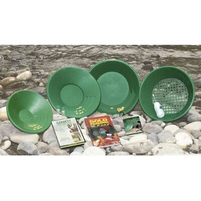 Garrett Gold Pan Kit Deluxe - Goldsuchset mit Gravity Trap Garrett Gold Pan Kit Deluxe - Goldsuchset mit Gravity Trap