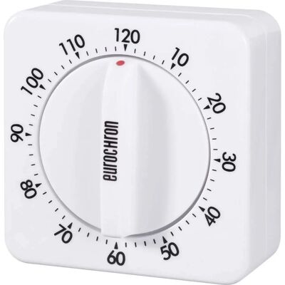 Eurochron - Køkkenur 120 min - Hvid - Mekanisk Eurochron - Køkkenur 120 min - Hvid - Mekanisk