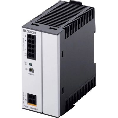 DIN Rail Voeding Block PM-0124-020-1 - 24VDC 2A DIN Rail Voeding Block PM-0124-020-1 - 24VDC 2A