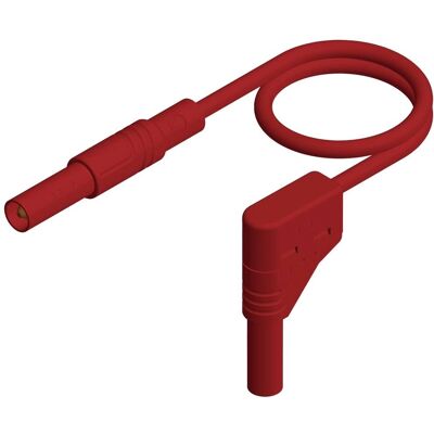 Hirschmann Test & Measurement Kabel - 4mm Sicherheitsleitung 1m Rot Hirschmann Test & Measurement Kabel - 4mm Sicherheitsleitung 1m Rot