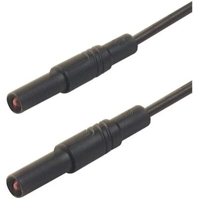 Cable de prueba Hirschmann - Seguridad banana 4mm, 1m Cable de prueba Hirschmann - Seguridad banana 4mm, 1m