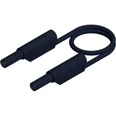 Hirschmann Test & Measurement Kabel - 4mm, 500mm, Schwarz, 1000V Hirschmann Test & Measurement Kabel - 4mm, 500mm, Schwarz, 1000V