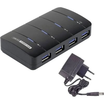 Docking station Renkforce RF-3016752 USB-C 4 porte - Hub USB Docking station Renkforce RF-3016752 USB-C 4 porte - Hub USB
