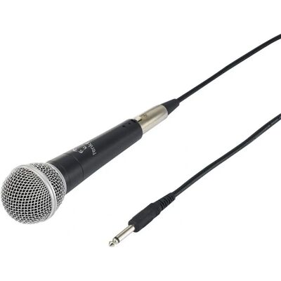 Microphone main Renkforce PM58B - Voix dynamique - Filaire - Publicité Microphone main Renkforce PM58B - Voix dynamique - Filaire - Publicité
