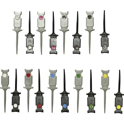 Ensemble Micro-Gripper Voltcraft avec 18 pinces crocodile - Clips de test - Publicité Ensemble Micro-Gripper Voltcraft avec 18 pinces crocodile - Clips de test - Publicité