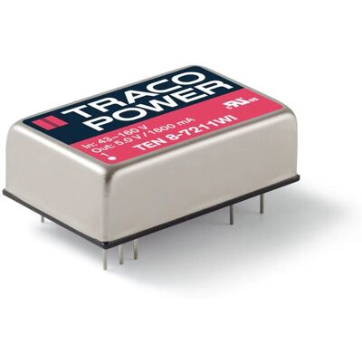 TracoPower TEN 8-7212WI DC/DC-Wandler - 8 W, 12 V Ausgang, 1 Ausgang, Industriestandard TracoPower TEN 8-7212WI DC/DC-Wandler - 8 W, 12 V Ausgang, 1 Ausgang, Industriestandard
