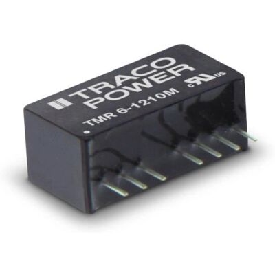 Convertidor DC-DC TracoPower TMR 6-2421 - 6W, 24V/5V, Compacto Convertidor DC-DC TracoPower TMR 6-2421 - 6W, 24V/5V, Compacto