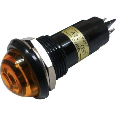 Sedeco 1170525 Orange LED-Anzeigenleuchte - 12 V/DC - BD-1601 Sedeco 1170525 Orange LED-Anzeigenleuchte - 12 V/DC - BD-1601