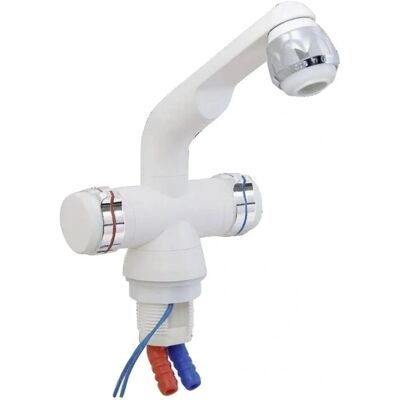 Barwig 4100-235 Weiß Chrom Zweigriff-Küchenarmatur - Küchenarmatur Barwig 4100-235 Weiß Chrom Zweigriff-Küchenarmatur - Küchenarmatur
