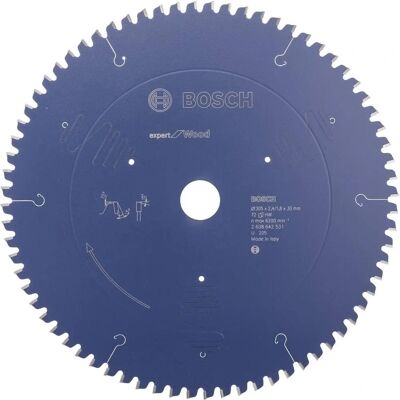 Bosch 2608642531 Kap- och vinkelslipsskiva för trä - 72 tänder Bosch 2608642531 Kap- och vinkelslipsskiva för trä - 72 tänder