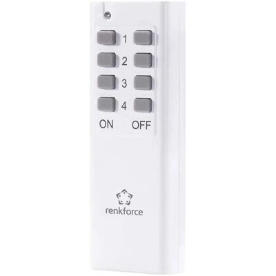 Renkforce Télécommande - 30M Intérieur/Extérieur - 4 Canaux - 1208459 - Publicité Renkforce Télécommande - 30M Intérieur/Extérieur - 4 Canaux - 1208459 - Publicité