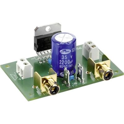 Conrad Components Stereo-Verstärker Bausatz - 35 W, 2Ω, 9-18V Conrad Components Stereo-Verstärker Bausatz - 35 W, 2Ω, 9-18V
