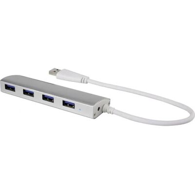 Renkforce RF-3703155 USB 3.0 Hub Aluminium 4 Ports - USB 3.0 Expansion Renkforce RF-3703155 USB 3.0 Hub Aluminium 4 Ports - USB 3.0 Expansion