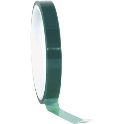 Toolcraft Grüner Polyester-Silikonband - Band - 12mm x 66m Toolcraft Grüner Polyester-Silikonband - Band - 12mm x 66m