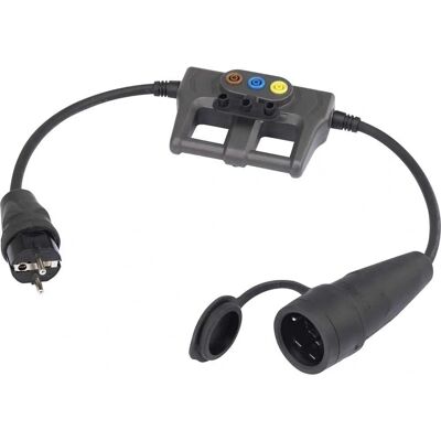 Adaptateur de mesure VOLTCRAFT - Courant, Tension, Terre de protection - Publicité Adaptateur de mesure VOLTCRAFT - Courant, Tension, Terre de protection - Publicité