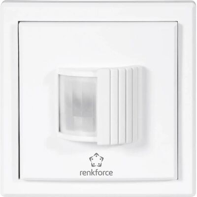 Capteur de mouvement sans fil Renkforce RS2W - Portée 150 m - Blanc Capteur de mouvement sans fil Renkforce RS2W - Portée 150 m - Blanc