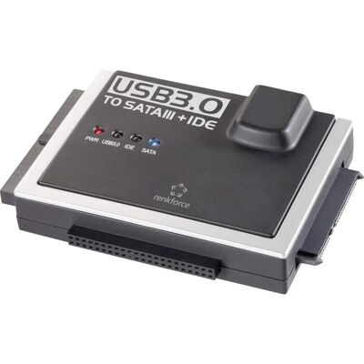 Renkforce USB 3.0 IDE/SATA Konverter - Externe Laufwerksadapter Renkforce USB 3.0 IDE/SATA Konverter - Externe Laufwerksadapter