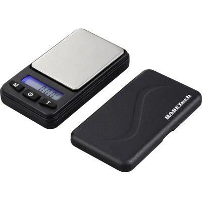 Basetech SJS-60008 Taschenwaage - 200g, 0,01g, Silber Basetech SJS-60008 Taschenwaage - 200g, 0,01g, Silber