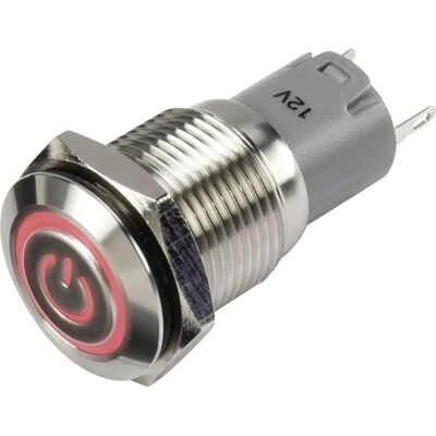 TRU COMPONENTS 781906 Bouton-poussoir rouge - Montage panneau, IP65, 48V/2A TRU COMPONENTS 781906 Bouton-poussoir rouge - Montage panneau, IP65, 48V/2A