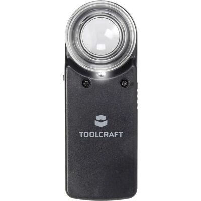 Lenteingranditore LED Toolcraft 1303080 - 15x, lente 20mm Lenteingranditore LED Toolcraft 1303080 - 15x, lente 20mm