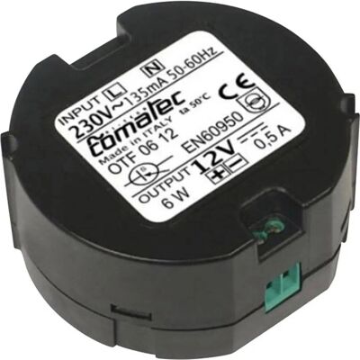 Comatec OTF/06.12RA Voeding - Compacte gelijkstroomadapter Comatec OTF/06.12RA Voeding - Compacte gelijkstroomadapter