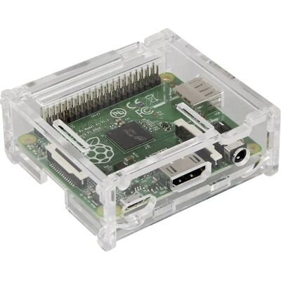 Joy-it RB-Casea+01 Transparentes Raspberry Pi Gehäuse - Computer Case Joy-it RB-Casea+01 Transparentes Raspberry Pi Gehäuse - Computer Case