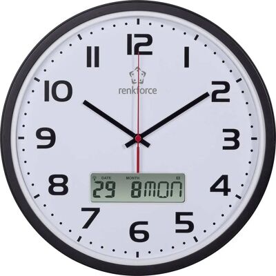 Renkforce HD-WRCL135 Orologio da parete radiocontrollato - 32cm Renkforce HD-WRCL135 Orologio da parete radiocontrollato - 32cm