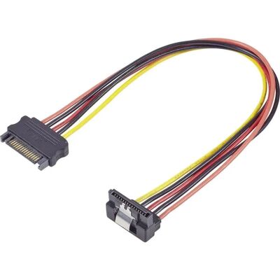 Câble d'extension de courant Renkforce - Alimentation SATA - 30cm - Noir, Rouge, Jaune - Publicité Câble d'extension de courant Renkforce - Alimentation SATA - 30cm - Noir, Rouge, Jaune - Publicité