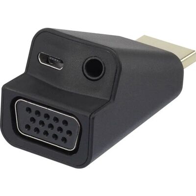 Renkforce HDMI-zu-VGA Adapter - Unterstützt 1080p, Audio, Kompakt Renkforce HDMI-zu-VGA Adapter - Unterstützt 1080p, Audio, Kompakt