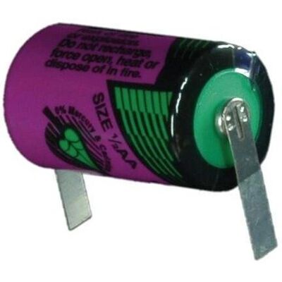 Pile au lithium Tadiran SL 350 T - 1/2 AA - 3,6V - 1200mAh - Publicité Pile au lithium Tadiran SL 350 T - 1/2 AA - 3,6V - 1200mAh - Publicité