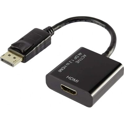 Renkforce RF-4222524 DisplayPort til HDMI Adapter - 4K-understøttelse Renkforce RF-4222524 DisplayPort til HDMI Adapter - 4K-understøttelse