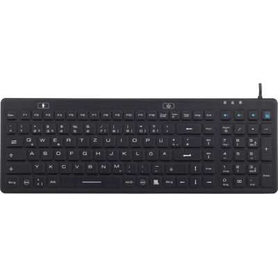 Renkforce iM-IKB106-BK - Industrielle wasserdichte USB-Tastatur Renkforce iM-IKB106-BK - Industrielle wasserdichte USB-Tastatur