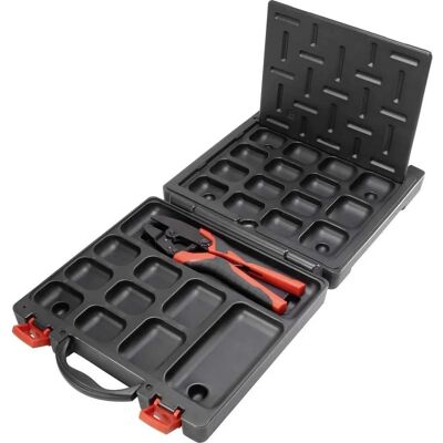 TOOLCRAFT PZ-500 Crimpzange - Ratschensystem, Schnellwechsel, Koffer TOOLCRAFT PZ-500 Crimpzange - Ratschensystem, Schnellwechsel, Koffer