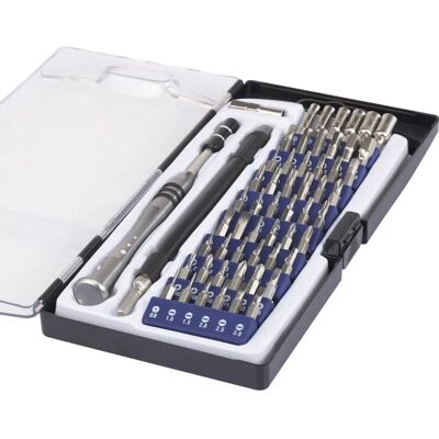 Ensemble de 58 Bits Hexagones Basetech 1430586 - Outil Professionnel - Publicité Ensemble de 58 Bits Hexagones Basetech 1430586 - Outil Professionnel - Publicité