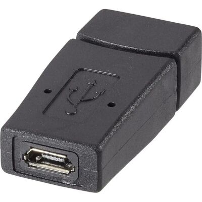 Adattatore USB 2.0 Renkforce - Nero - USB Tipo A a Micro B Adattatore USB 2.0 Renkforce - Nero - USB Tipo A a Micro B