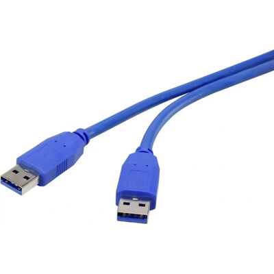 Cavo USB Renkforce RF-4369446 - Blu - 1m Cavo USB Renkforce RF-4369446 - Blu - 1m